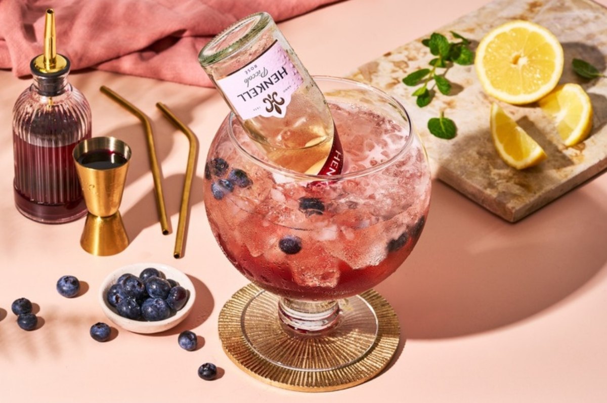 Cocktail im Glas für Henkell Freixenet